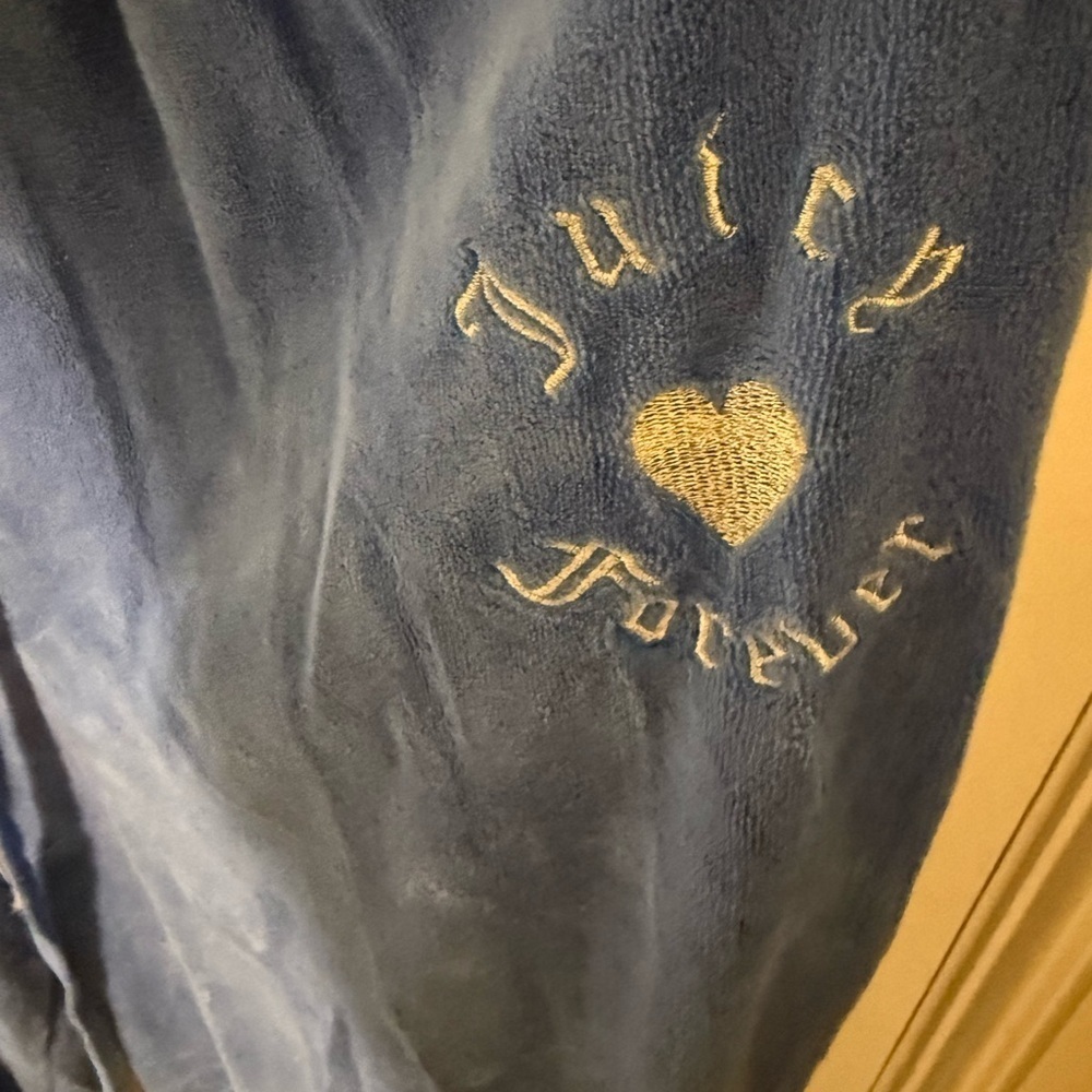 Juicy Couture x Forever 21 Blue Velour Joggers - Picture 5 of 7